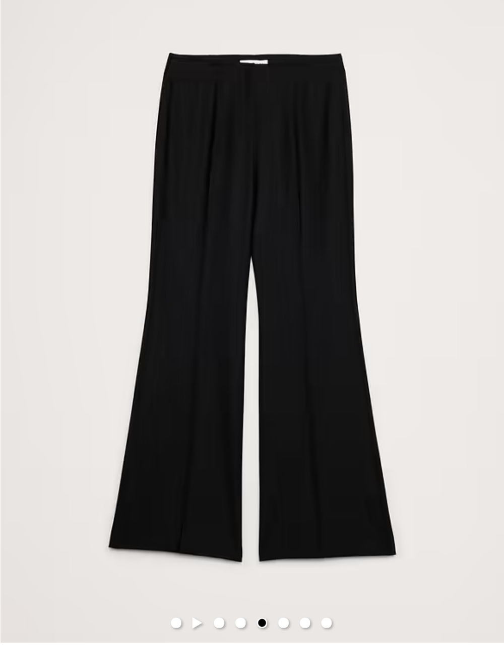 Banana Republic Black Wide-Leg Pants